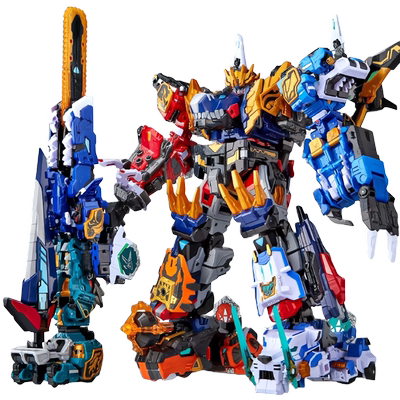 迷你特工队8最强恐龙巨角司令变形汽车儿童玩具男孩机甲机器人