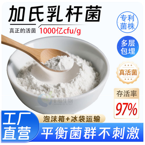 加氏乳杆菌1000亿cfu/g 高活性成人益生菌原料 乳酸菌粉 厂家正品