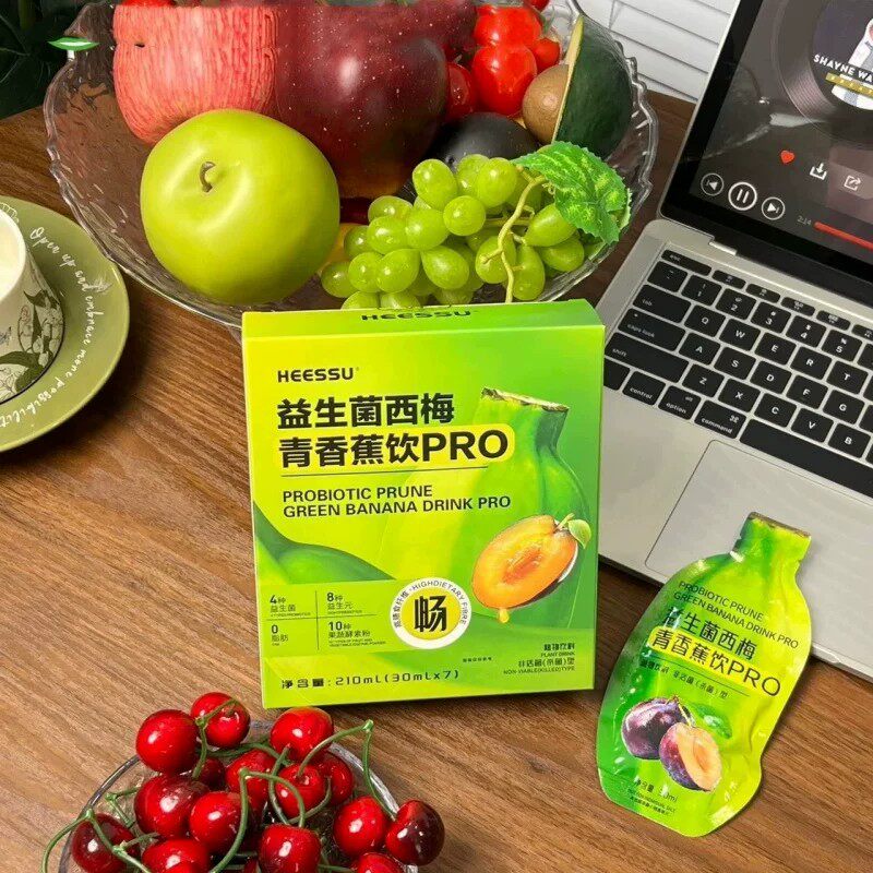 HEESSU益生菌西梅青香蕉饮香蕉饮果蔬膳食纤维益生菌浓缩发酵液