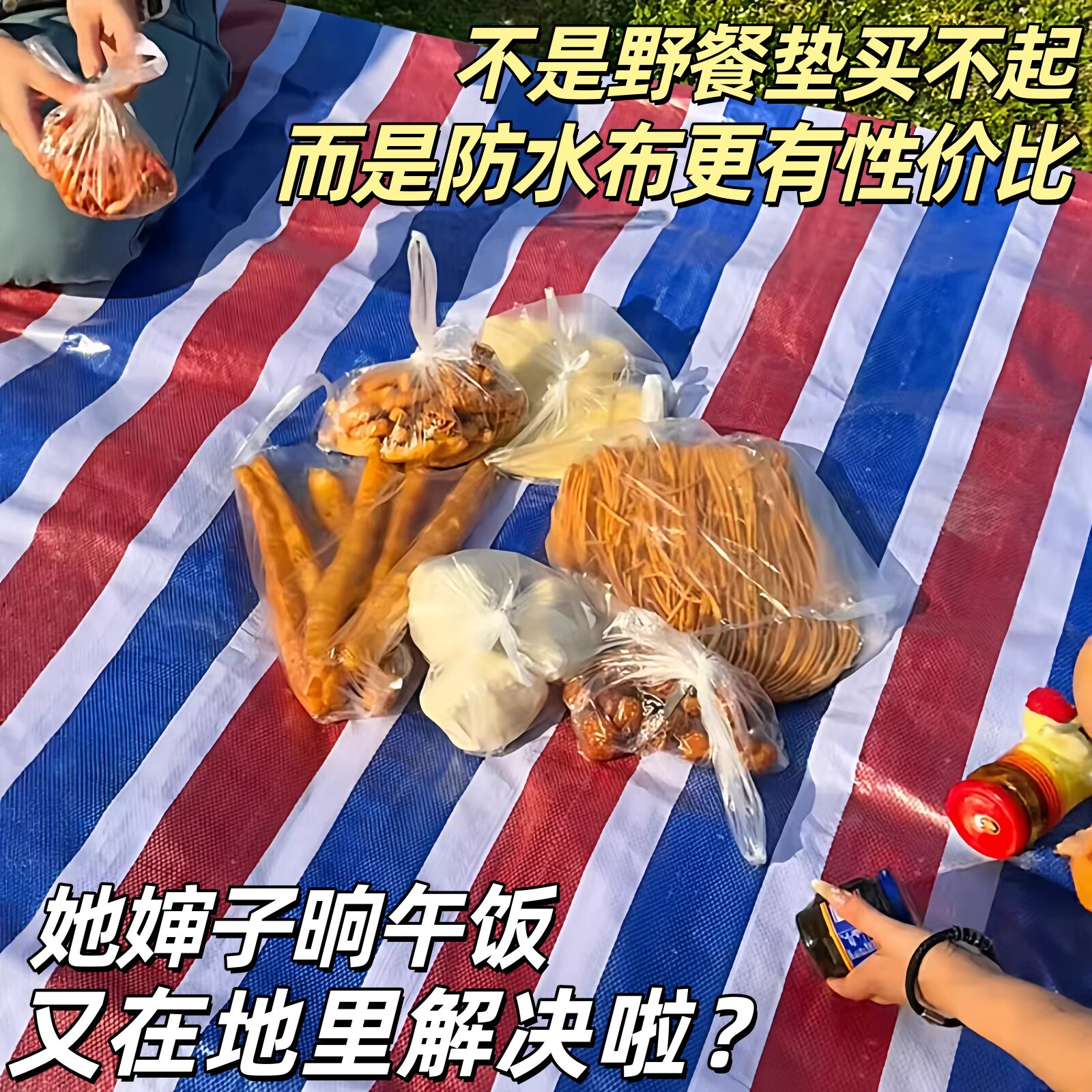 一次性野餐垫户外春游防水防潮图片
