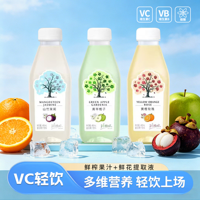 栎洋VC轻饮鲜花果汁网红饮料