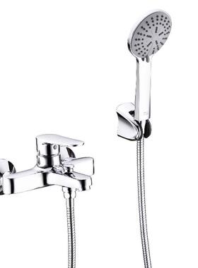 美标卫浴CF-B211阀简雅挂墙式浴缸龙头FFAS-B212淋浴花洒冷热龙头