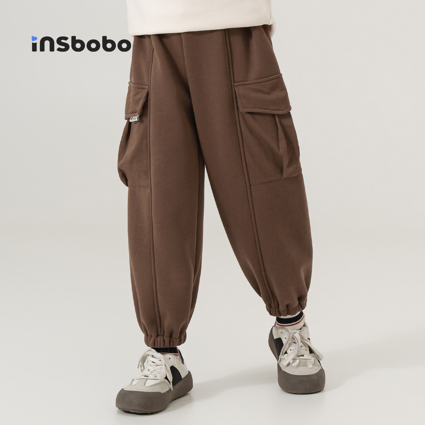 INSbobo童装儿童裤子女童休闲裤冬装男童运动裤加绒长裤女孩童裤,童装/婴儿装/亲子装,裤子,淘宝优惠券,粉丝福利购,淘宝优惠卷