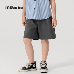 INSbobo童装男童裤子2025夏季新款休闲西装裤洋气时髦儿童休闲裤