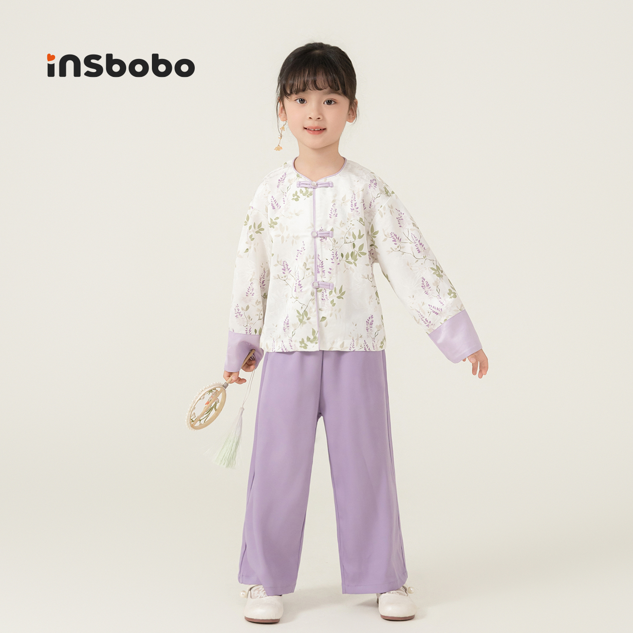 INSbobo儿童唐装新中式两件套