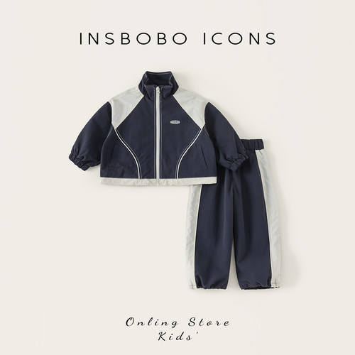 INSbobo儿童套装外套裤子两件套