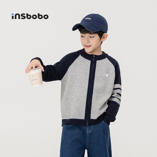 INSbobo儿童毛衣休闲百搭上衣
