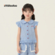 女童短袖 T恤2025夏装 新款 INSbobo童装 儿童上衣洋气女大童娃娃衫 潮