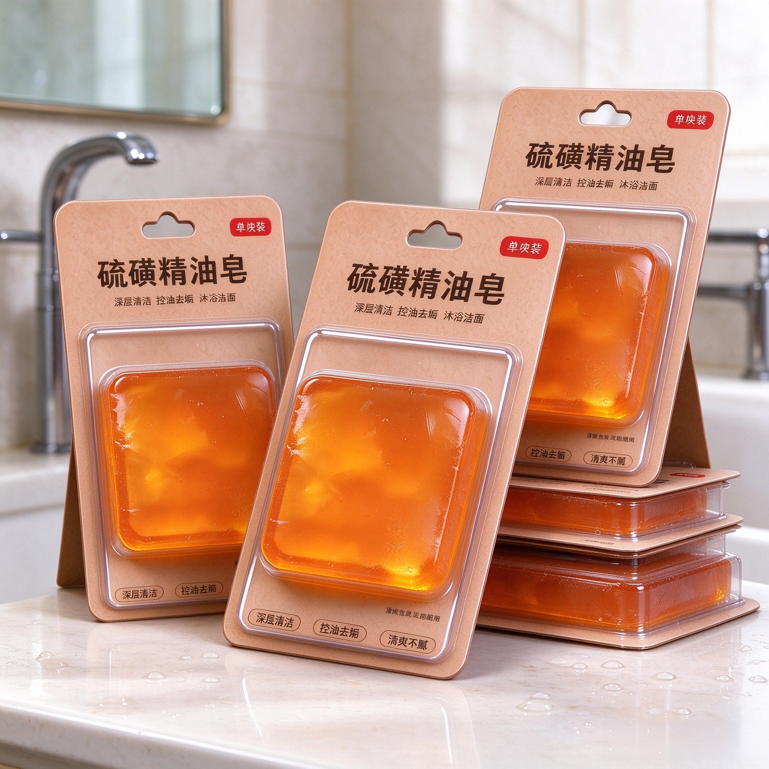 10块装家装老牌硫磺皂强力清洁皂控油洗脸皂洗澡神器沐浴皂