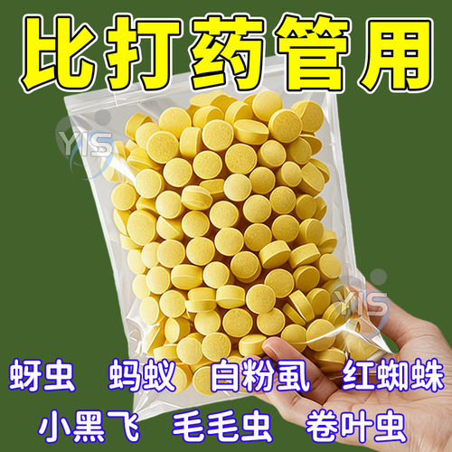 园艺防虫片糖化硼肥片驱蚜小黑飞