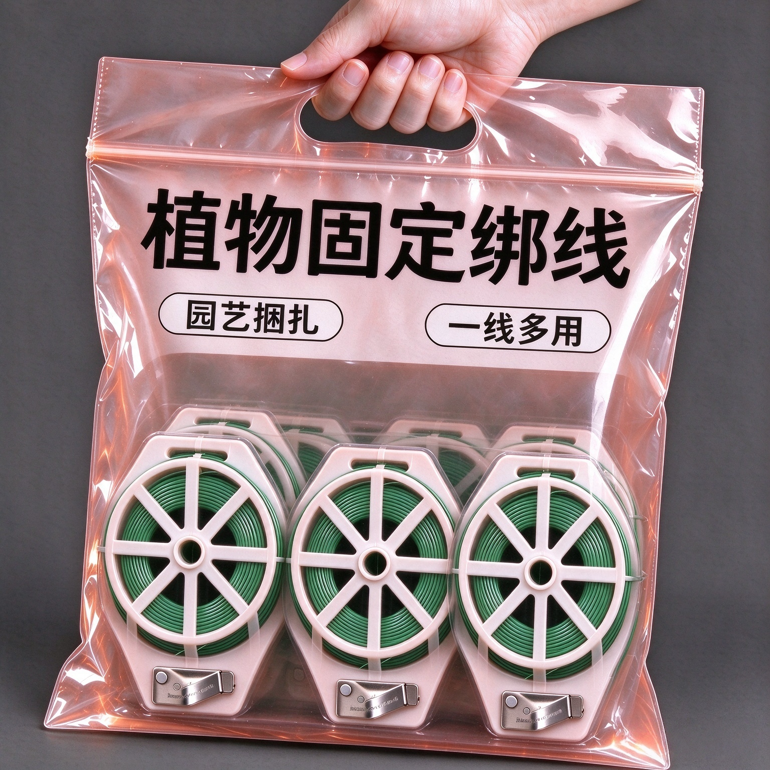 蔷薇爬墙免剪抗拉防锈牵引铁丝