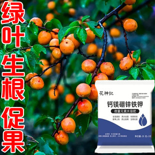 中微量水溶肥黄腐酸钾钙镁硼铁锌矿源微量元素通用冲施撒施有机肥