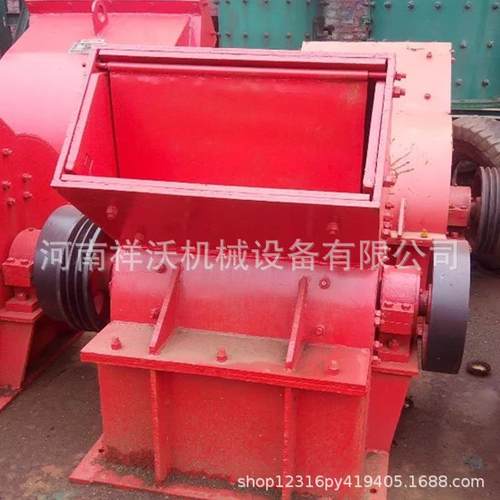 小型锤破机锻打无筛网锤破粉碎机建筑垃圾破碎机