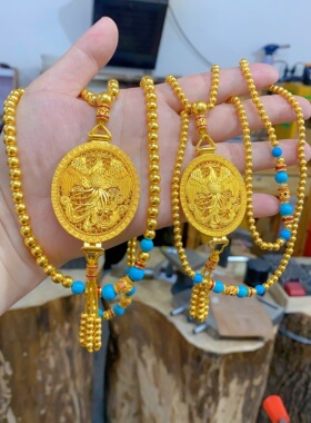 花丝凤凰于飞流苏金包银项串婚嫁