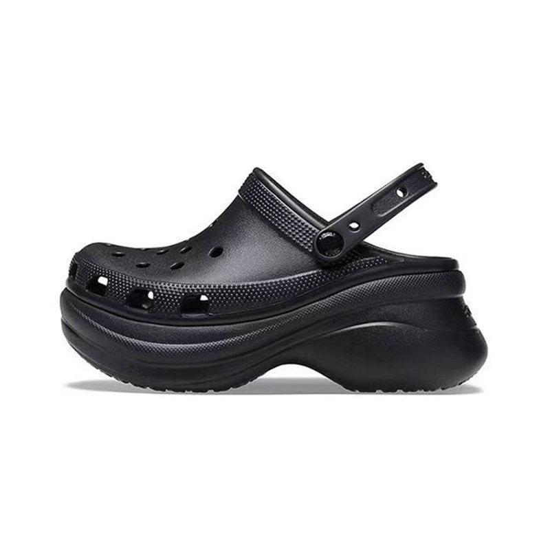 Crocs卡骆驰 复古Bae Clog小鲸鱼厚底洞洞鞋 6cm 女款 206302-001图片