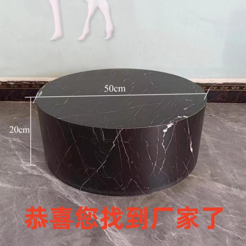 模特站台婚纱店地台圆形服装台子摄影烤漆展示台直播主播网红橱窗