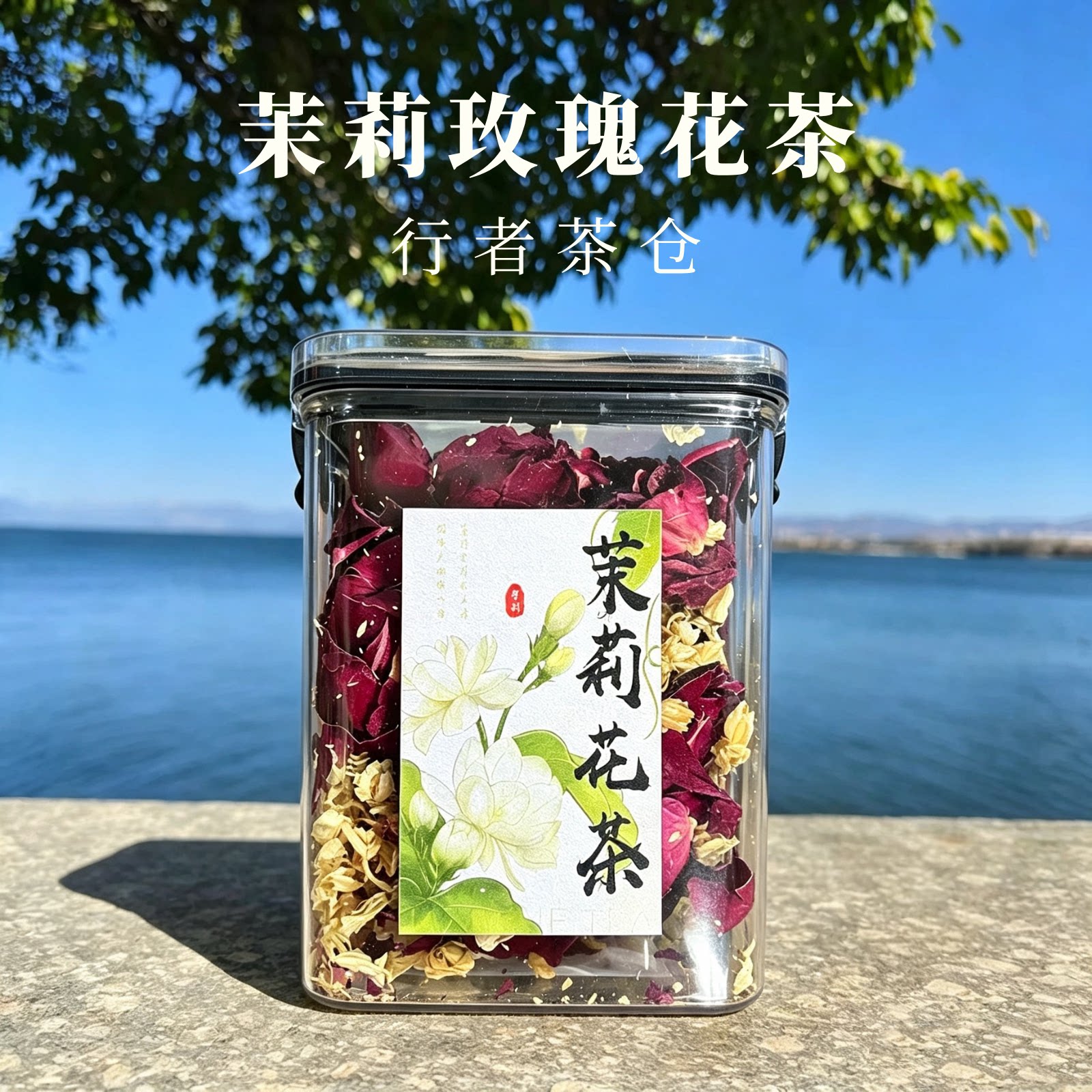云南花茶冻干玫瑰茉莉罐装茉莉花茶大理无硫特价泡水办公室团购