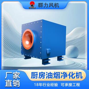 厨房油烟净化器抽油烟机高净化餐饮食堂商用油烟净化一体机工厂