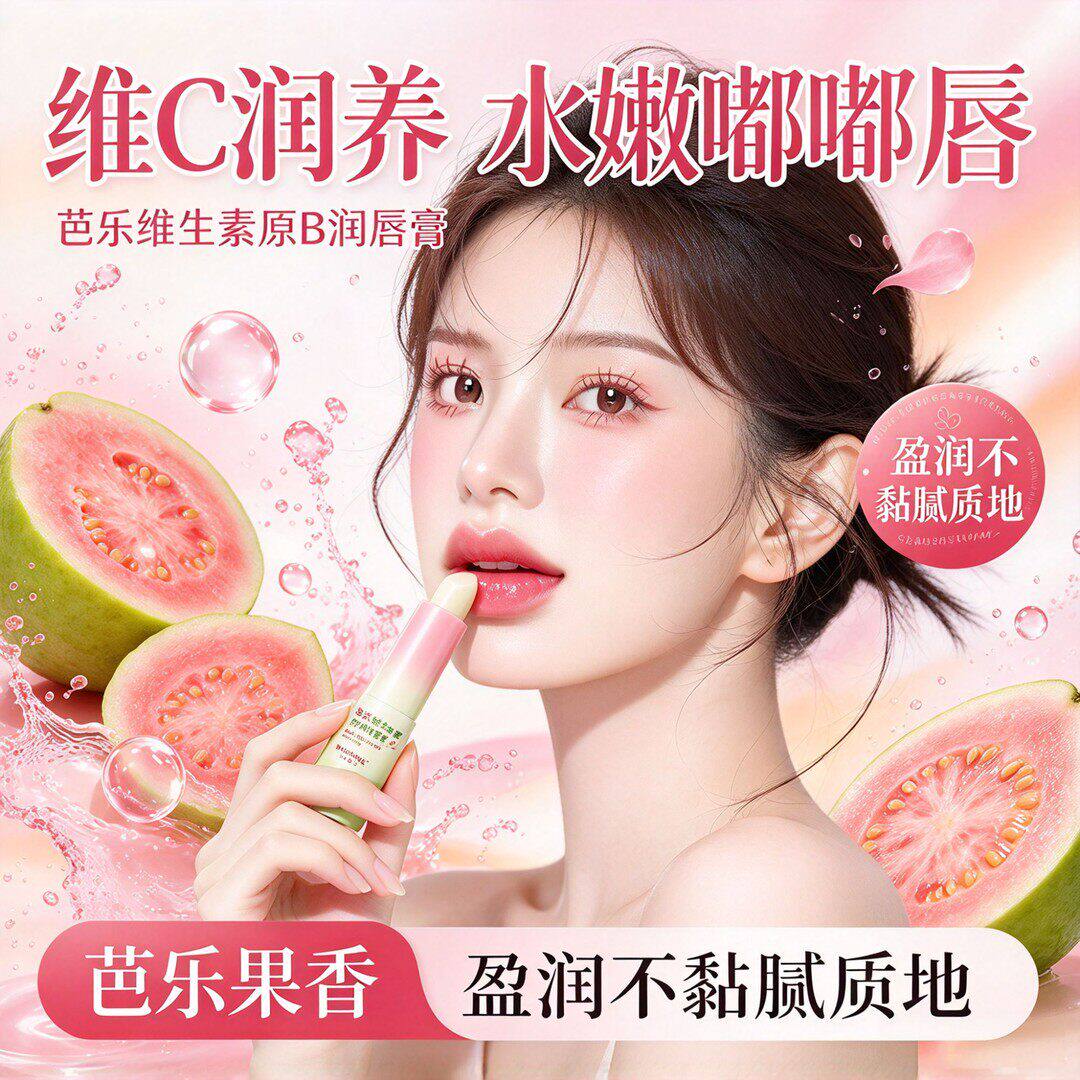 变色润唇膏保湿防干裂淡化唇纹