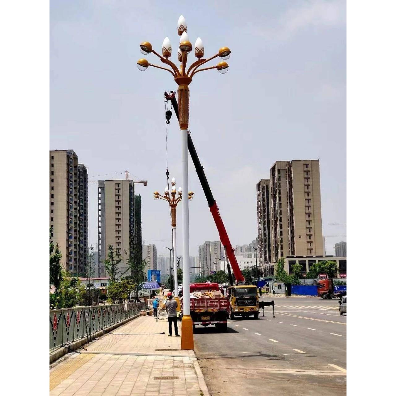 户外led中华玉兰灯太阳能景观灯路灯户外道路公园广场庭院灯