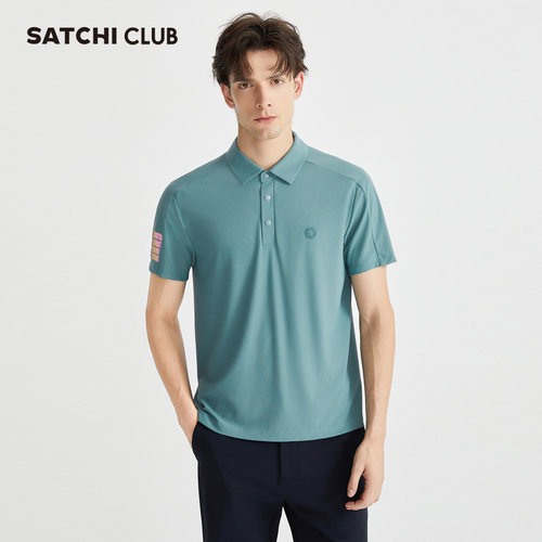高尔夫SATCHI男士短袖POLO衫