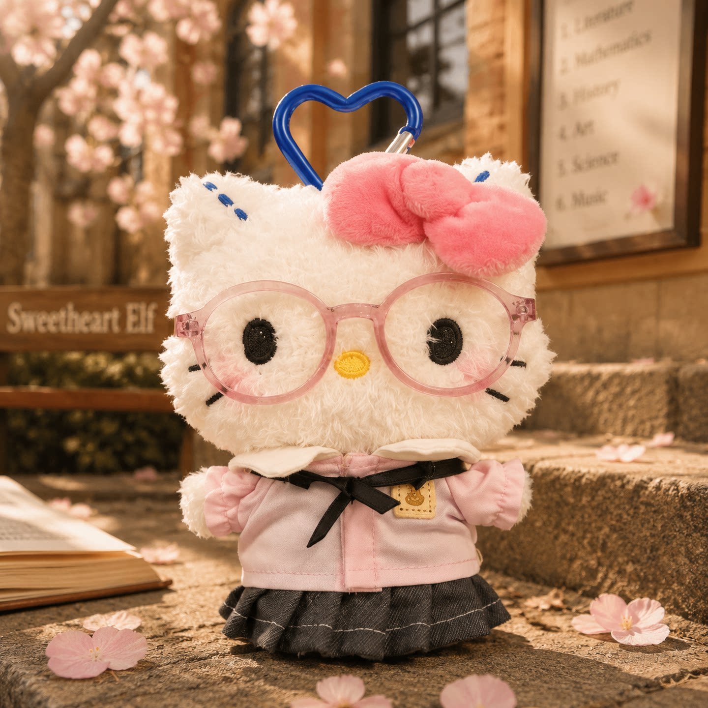 正版HelloKitty毛绒包挂件钥匙扣潮玩书包挂饰女生礼物