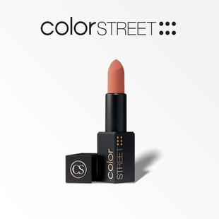COLOR 橘色粉色粉缤纷街 STREET口红唇膏丝绒哑光黑管进口官方正品