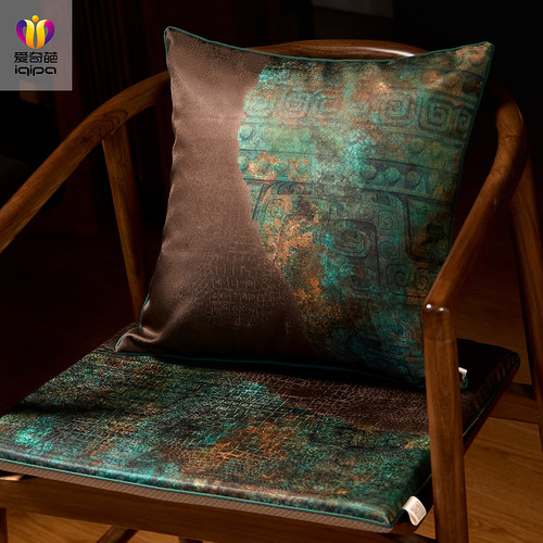 爱奇葩iqipa 中式抱枕靠枕坐垫沙发垫抱枕套新款防滑腰靠垫椅子垫