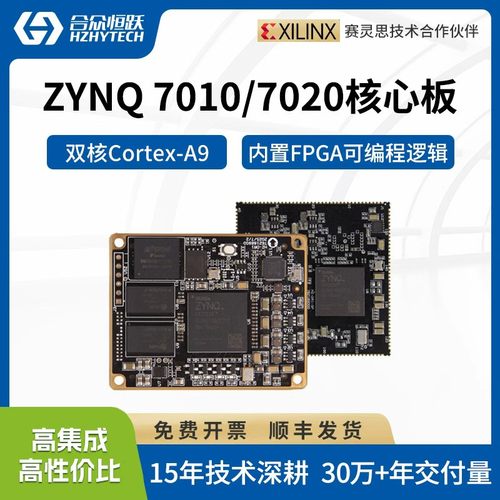 合众恒跃ZYNQ 7020工业核心板XC 7Z010 XA 7Z020 ARM+FPGA XILINX