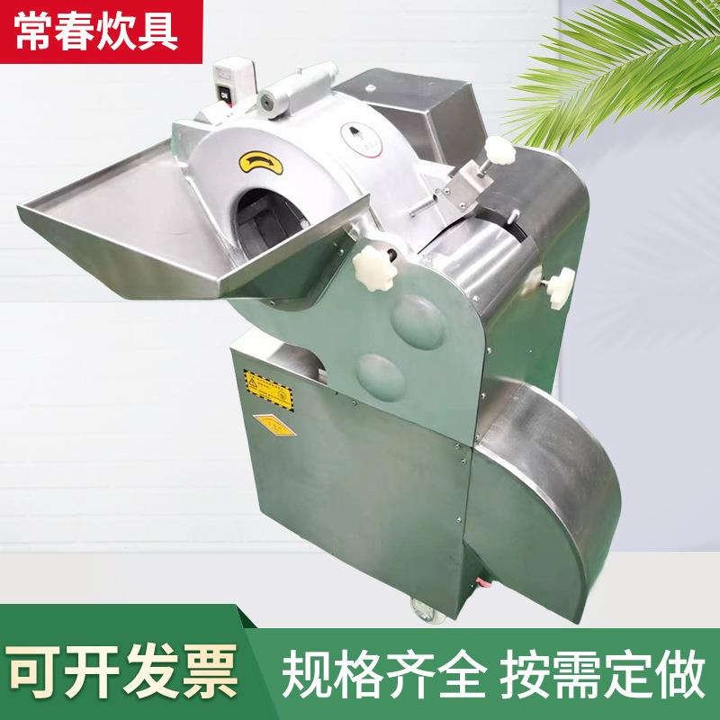 优惠100型不锈钢大型切丁机切土豆用洋葱萝卜水果商用切丁机