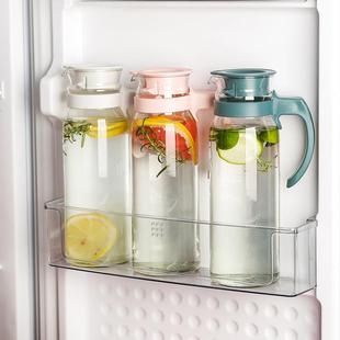 水凉白开水壶扎果汁大容量泡茶壶冰箱冷水壶 耐高温玻璃水壶家用装