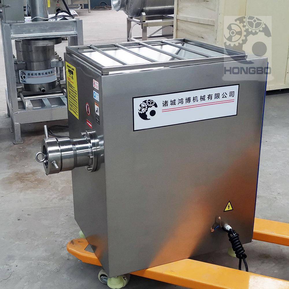 诚信经营冻肉绞肉机鸡产品绞碎设备狗粮猫粮前端绞切机