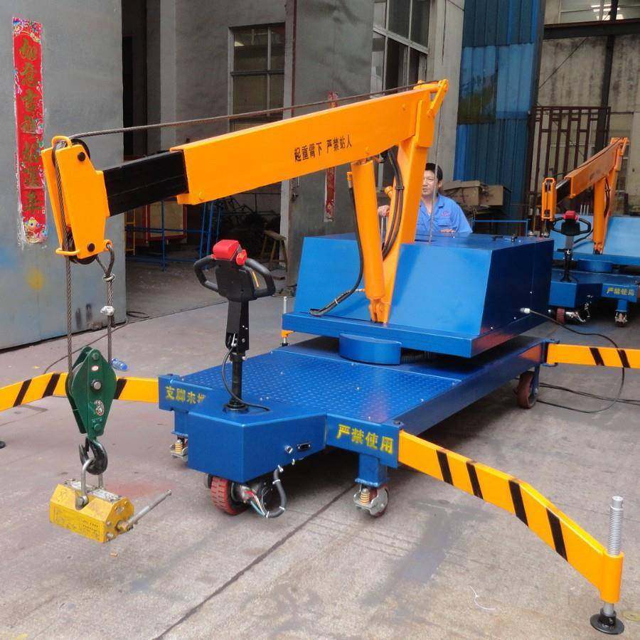 厂家生产FDC-2全自动旋转吊车电动液压旋转吊车移动液压小吊车