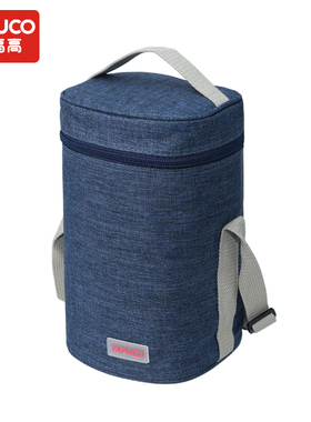 原装日本泰福高保温饭盒保温包铝箔层带饭保温布包多功能手提包包