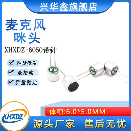 6050P带咪头全指向高灵敏度6×5