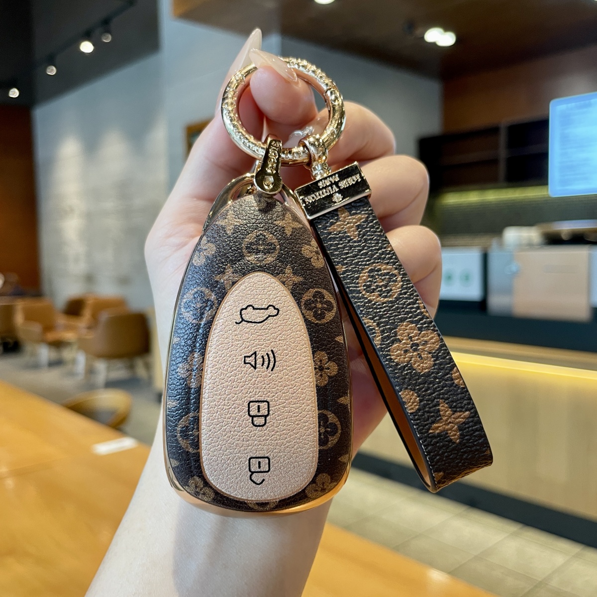 魏牌蓝山高山钥匙套高山8/9专用2025款摩卡WEY魏派汽车用品皮壳扣