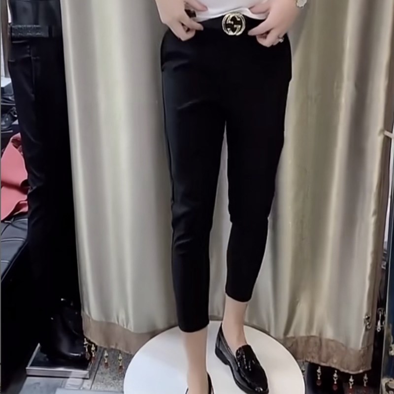 小西裤男修身九分潮流韩版商务西裤夏季薄款直筒小脚西装裤子休闲