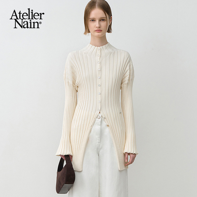 2025年新款立领针织开衫