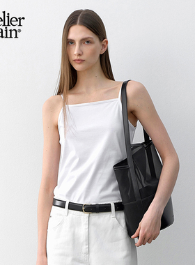 Atelier Nain2025年夏季新款吊带背心基础百搭无袖细肩带上衣女