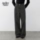 Nain2026年春季 宽松百搭阔腿裤 新款 Atelier 豹纹牛仔裤 韩版 长裤 女