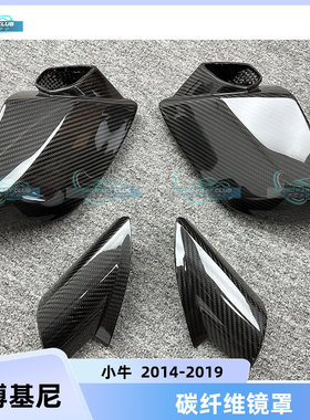 适用于兰博基尼小牛LP610-4 LP580-2 改装替换干碳纤维镜罩后视镜