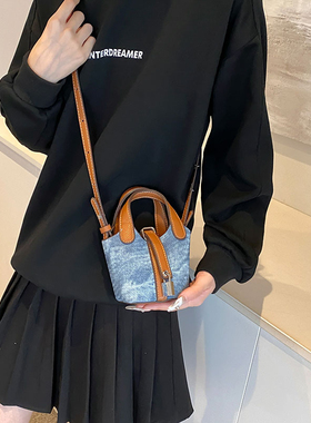 爆款超火mini小包包女斜挎2025新款菜篮子小众精致高级感口红包包