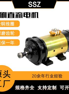 供应电动三轮车电机自卸翻斗油泵液压拉胚工程车电机60v72v1300w