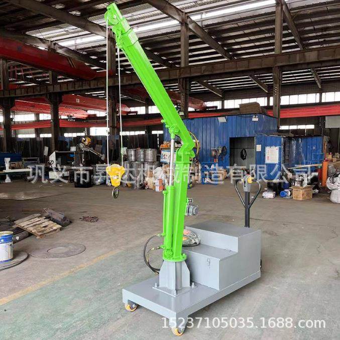 便携移动液压小吊机手动行走一吨液压移动小吊车60度旋转起重机,搬运/仓储/物流设备,其他起重搬运设备,淘宝优惠券,粉丝福利购,淘宝优惠卷