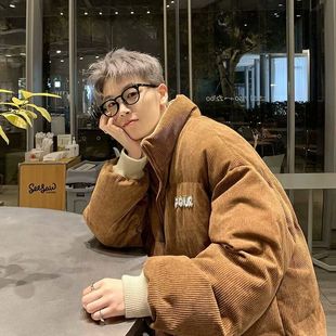 2024港风新款冬季韩版小个子加厚立领棉绒面包服外套偏小一码