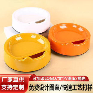 举高高同款密胺定制餐具自助小火锅旋转火锅菜盘商用转盘备菜托盘