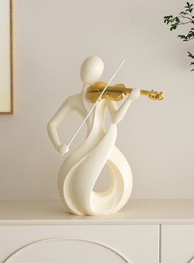 音乐人抽象艺术摆件高级感软装