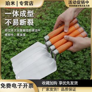 日本23年新款雷义砖刀小产瓦工泥工贴瓷砖刀不锈钢一体皿子大