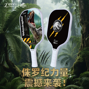 Luzz路兹侏罗纪世界官方联名匹克球板拍碳纤维T700喷砂专业比赛