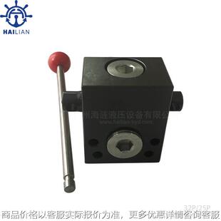 25换向阀操作阀手柄端盖前盖